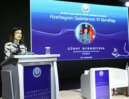 Günay Əfəndiyeva: “Bu gün Ulu Öndərin əsasını qoyduğu qadın siyasəti Azərbaycan Respublikasının Prezidenti İlham Əliyev tərəfindən ən yüksək səviyyədə davam etdirilir”