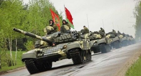 Belarus tankları HÜCUMA HAZIRLAŞIR