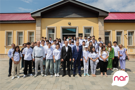 “Nar” “YAŞAT” Fondunun şəhid övladları üçün təşkil etdiyi düşərgəyə dəstək oldu