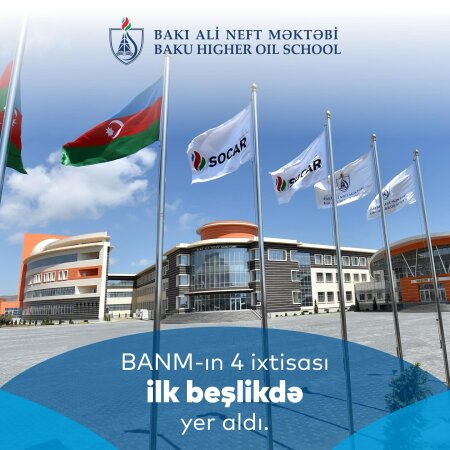 BANM-ın 4 ixtisası ilk beşlikdə yer aldı