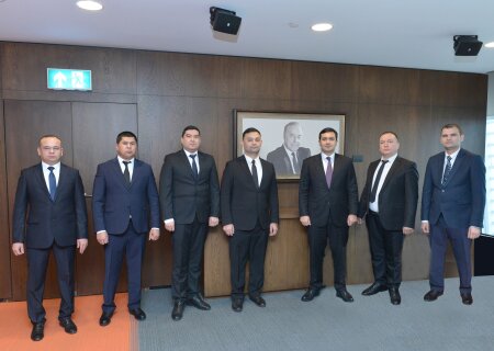 Özbəkistan Dövlət Vergi Komitəsinin nümayəndələri ilə görüş keçirilib
