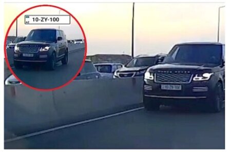 Yarım milyonluq avtomobil ilə yol hərəkəti qaydalarını heçə saydı — ANBAAN VİDEO