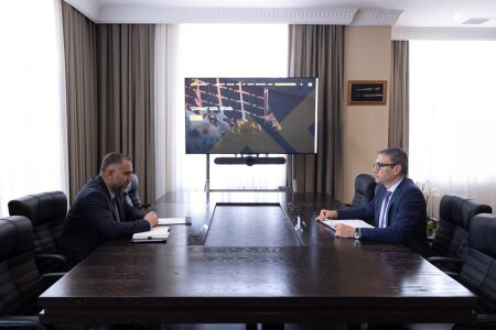 “AzerGold” QSC-nin İdarə Heyətinin sədri 4-cü “Yüksəliş” müsabiqəsinin qaliblərini qəbul edib