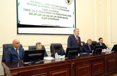 AMEA-da gənc dilçi doktorant və dissertantların “Sələflər və xələflər” respublika elmi konfransı keçirilib