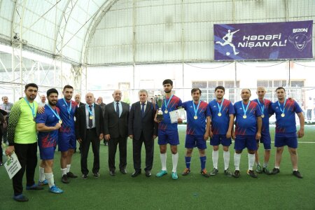 Ulu Öndərin anadan olmasının 102-ci ildönümü və AMEA-nın 80 illiyinə həsr edilmiş futbol turniri başa çatıb