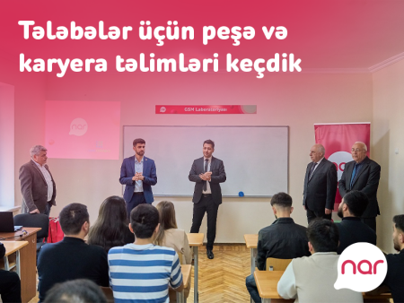 “Nar”ındəstəyi ilə tələbələr üçüntəlimlər keçirildi