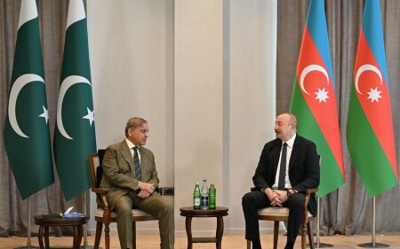 Laçında Azərbaycan Prezidenti İlham Əliyevin Pakistanın Baş naziri ilə məhdud tərkibdə görüşü keçirilib - YENİLƏNİB