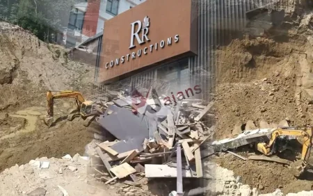 Kubinkada  ekskavator BETON ALTINDA QALDI-DƏHŞƏTLİ OLAY