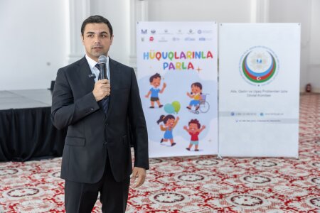“Hüquqlarınla parla!” layihəsi çərçivəsində Quba rayonunda məktəblilərin iştirakı ilə tədbir keçirilib