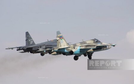 Azərbaycan pilotlarının yüksək peşəkarlıq sərgilədiyi “Anadolu Qartalı-2025” təlimindən - FOTOREPORTAJ