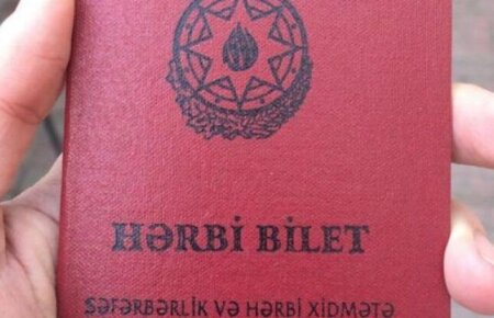 Hərbi biletlərin hazırlanmasına 450 min xərclənəcək