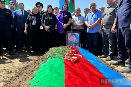 Kürdəmirdə Birinci Qarabağ müharibəsinin itkin şəhidi Rizvan Hacıyev dəfn olunub - YENİLƏNİB