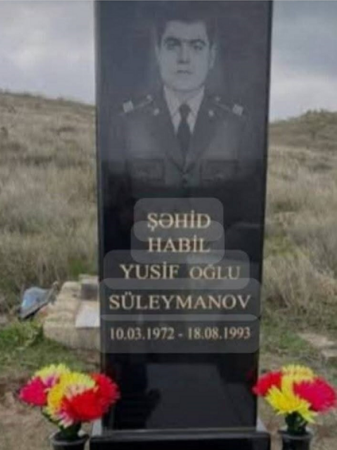 BU ĞÜN  ŞƏHİD HABİL SÜLEYMANOVUN ŞƏHADƏTƏ QOVUŞDUĞU GÜNDÜ