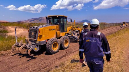"AzerGold" QSC Quşçu kəndində infrastrukturun bərpasına dəstək göstərib