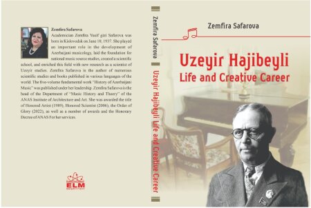Akademik Zemfira Səfərovanın dahi bəstəkar Üzeyir Hacıbəyliyə həsr olunmuş monoqrafiyası ingilis dilində çap olunub