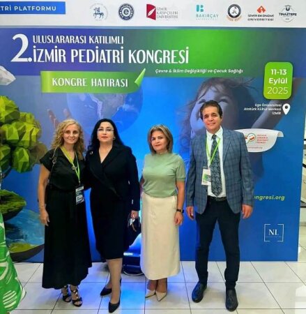 Azərbaycan pediatriya elminin uğurları beynəlxalq   konqresdə təqdim edilib