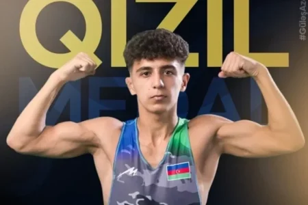 Güləşçimiz qızıl medal qazandı
