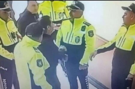 Polis şəhid atasının paltarını cırıb? - DİN görüntüləri YAYDI