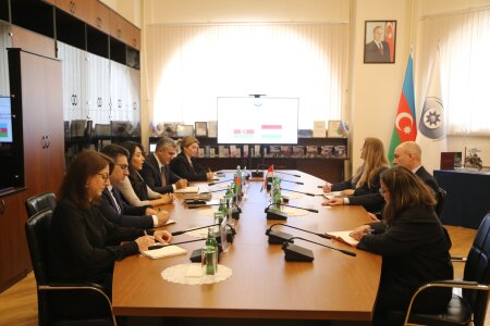 Ombudsman Səbinə Əliyeva Macarıstanın Konstitusiya Məhkəməsinin hakimi Akos Kozma ilə görüşüb