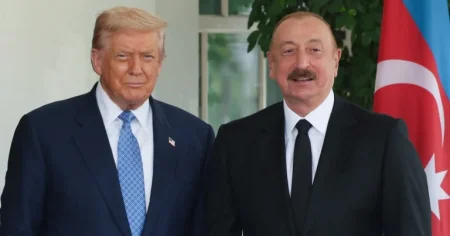 İlham Əliyev və Tramp Yaxın Şərq Sülh Sammitində görüşdülər