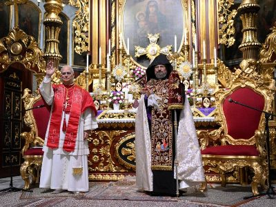 Papa İstanbuldakı erməni kiləsindən Qaregini SALAMLADI
