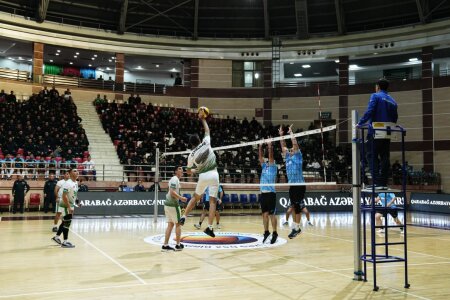 Böyük Zəfərin 5-ci ildönümü münasibətilə voleybol üzrə yarışlar keçirilmişdir