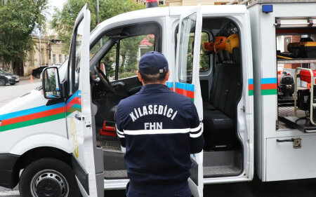 Goranboyda 5 mərtəbəli yaşayış binasının 5-ci bloku tamamilə çöküb-DƏHŞƏT