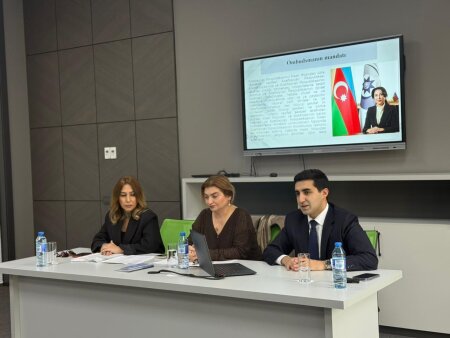 ƏƏSMN yanında Dövlət Əmək Müfəttişliyi Xidməti Aparatının nümayəndələri üçün “İnformasiya əldə etmək hüququnun müdafiəsi” mövzusunda təlim keçirilib