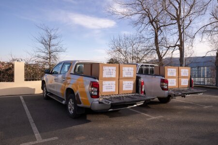 Daşkəsəndə şəhid ailələrinə bayram sovqatları təqdim edilib