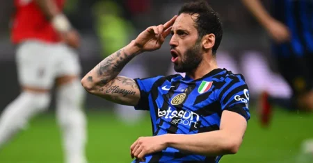 Hakan Çalhanoğlu Çempionlar Liqasında tarix yazdı