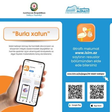 Azərbaycanda hamilələr üçün “Burla xatun” tətbiqi yaradıldı