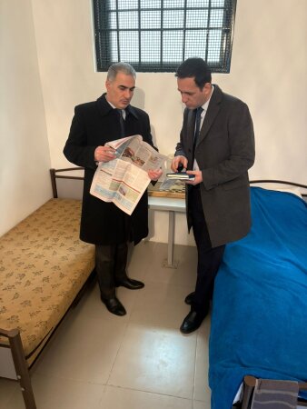 Dövlət Vergi Xidmətinin Vergi Cinayətlərinin İbtidai Araşdırılması Baş  İdarəsinin Müvəqqəti Saxlama Yerinə başçəkmə həyata keçirilib