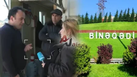 Binəqədidə tikinti qalmaqalı- JURNALİSTƏ QARŞI KOBUD RƏFTAR