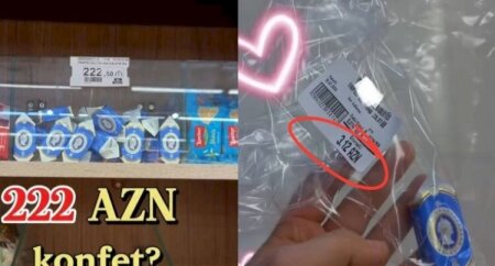 Bakıda kilosu 222 manata satılan konfet müzakirə yaratdı - VİDEO