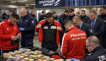 Türk futbolçular hava limanında tutuldu – Üzərlərindən 215 min avro çıxdı
