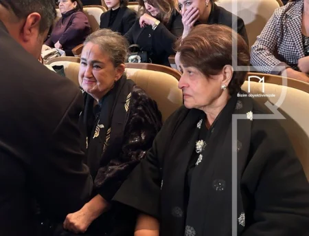 Xanımı Rasim Balayevin vida mərasimində - FOTO