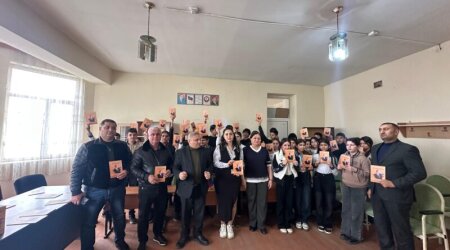 “Heydər Əliyev. Əbədi miras”: layihəsi və toplu Lənkəranda, Velədi kənd məktəbində təqdimatı