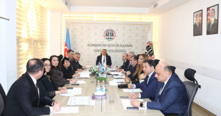 Vəkillər Kollegiyası Rəyasət Heyətinin növbəti iclası keçirilib