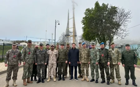 Hikmət Hacıyev Şuşada hərbi attaşelərlə birgə