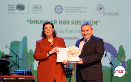 “Nar” “İmkanlar hər kəs üçün” layihəsinin bağlanış mərasimində iştirak edib