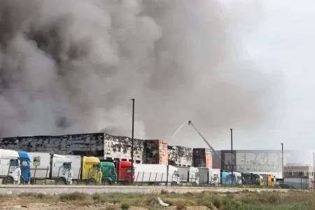 Ötən gün Lökbatandakı yanğında anbarın 21 min kvadratmetri yanıb