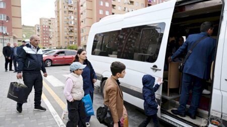 Ağdam və Xocavənd şəhərlərinə növbəti köç karvanları yola salınıb