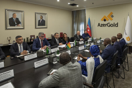 “AzerGold” QSC-də Qvineya Respublikasının planlaşdırma, beynəlxalq əməkdaşlıq və inkişaf naziri ilə görüş keçirilib