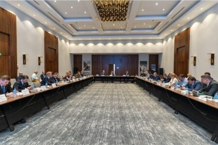 Azərbaycan Avrasiyada nəqliyyat, ticarət və kooperasiya gündəliyinin mühüm iştirakçısına çevrilir – (Foto)