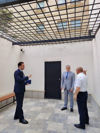 Dövlət Vergi Xidmətinin Müvəqqəti Saxlama Yerinə baxış keçirilib