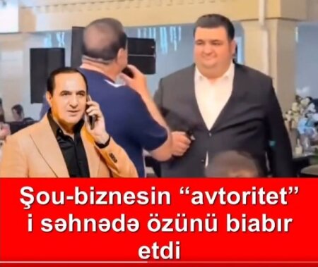 Manaf Ağayev səhnədə özünü biabır etdi - VİDEO