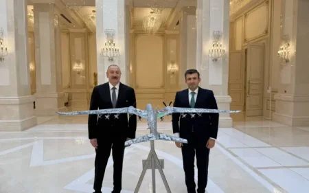 İlham Əliyev Bayraktarı qəbul etdi - FOTO