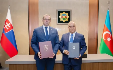 Azərbaycan və Slovakiya arasında məxfi məlumatlar Sazişi imzalandı - FOTO
