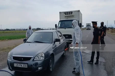 Samuxda qarayara hadisəsinə görə nəzarət postu quruldu - FOTO