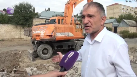 Şamaxıda gecəyarısı vətəndaşın obyektini sökən şirkət kimindir? (VİDEO)